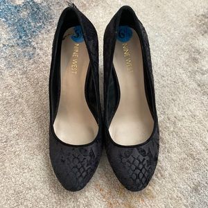 Nine West black heels